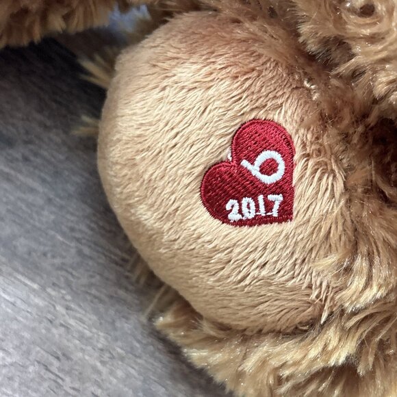 Gund Little Brown Bear Plush with Bloomies Varsity Jacket 12” Bloomingdales - Picture 4 of 7